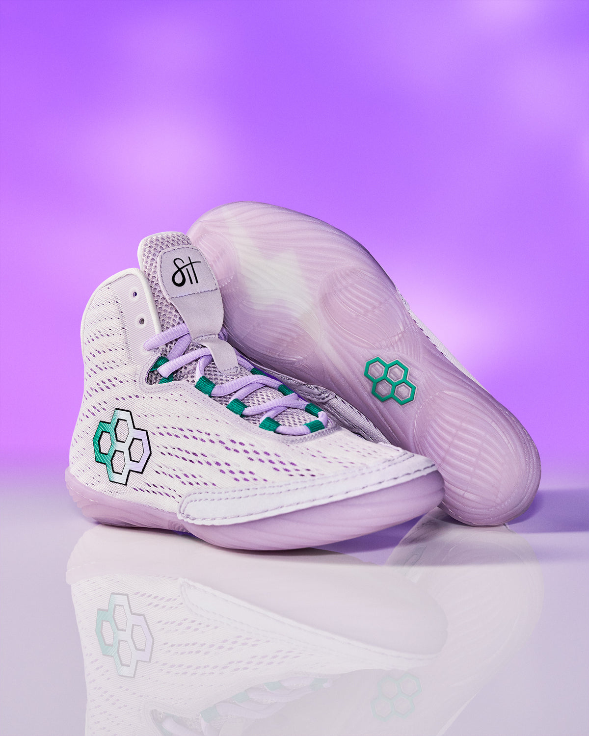 RUDIS Hildebrandt women’s wrestling shoes electric lilac colorway designed for the female foot with lightweight breathable support and competition ready performance