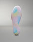 Colorful Wrestling shoe insole with a brand logo on a gray background