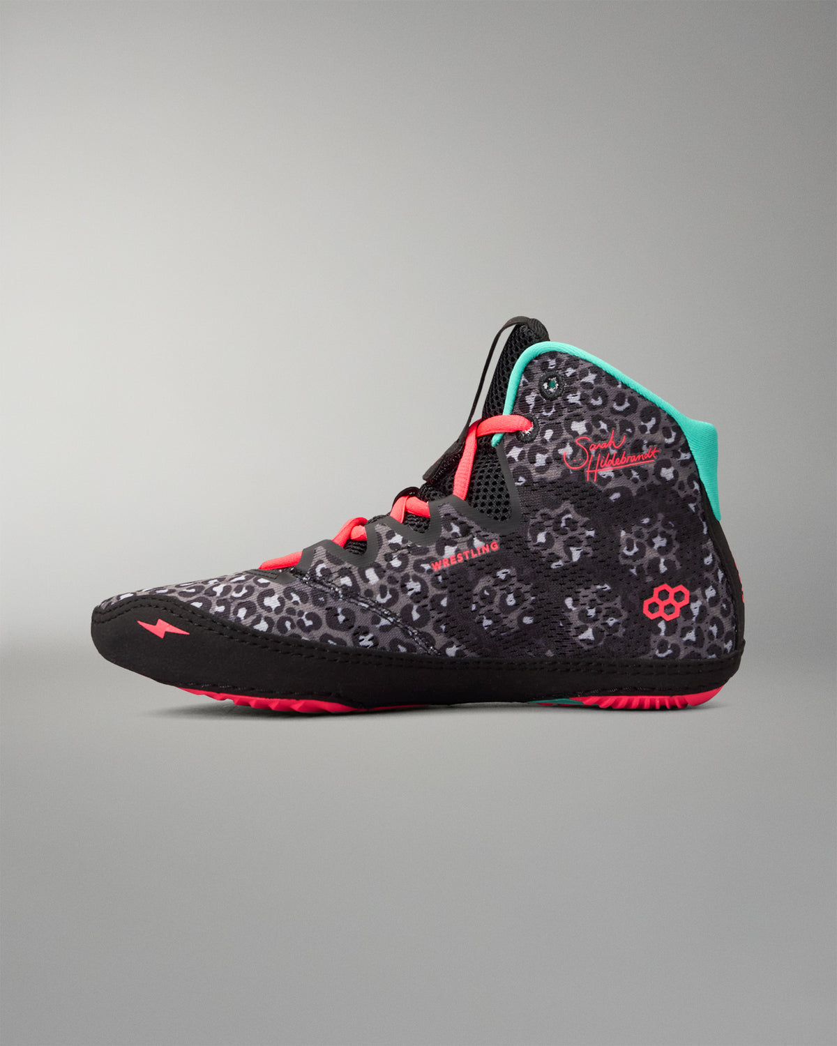 Hildebrandt 2.0 Women's Wrestling Shoes - Black Leopard