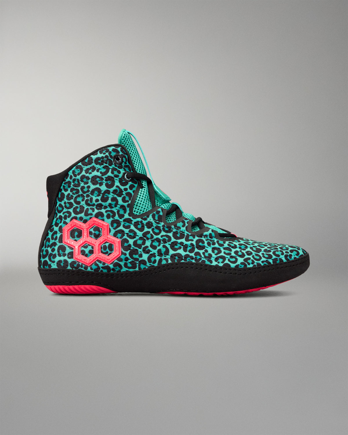 Hildebrandt 2.0 Women's Wrestling Shoes - Green Leopard