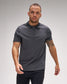 Polo zippé en piqué extensible RUDIS