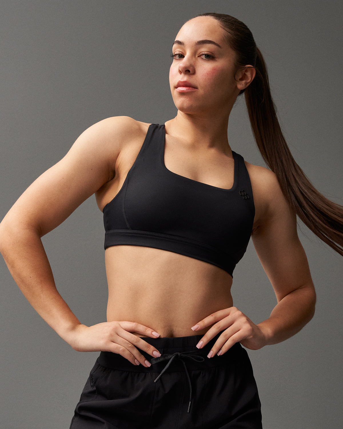 RUDIS Impact Padded Sports Bra - Black