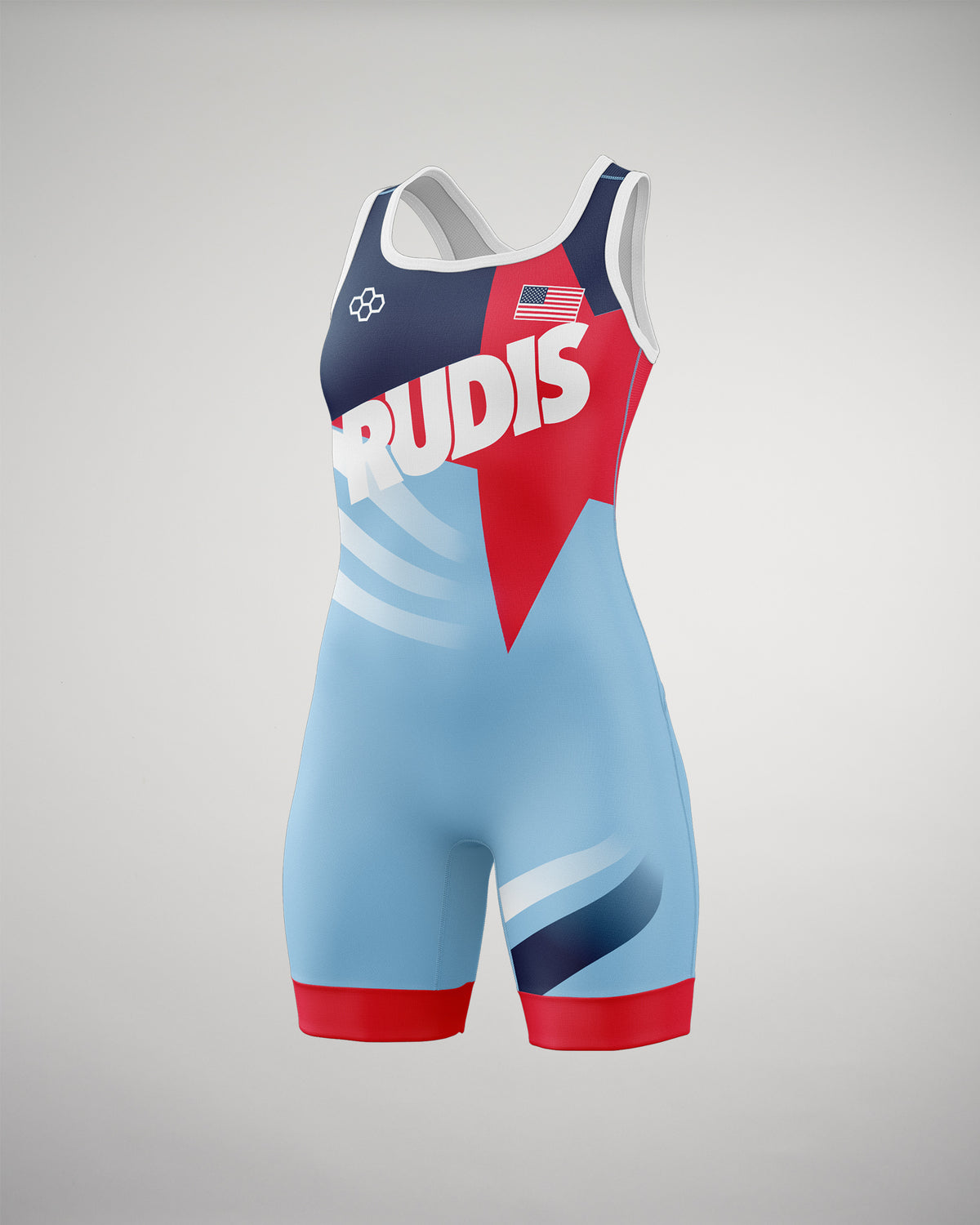 Débardeur de lutte RUDIS Shining Star USA Elite 2.0 pour femmes