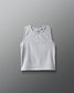 COOL-FEEL Women's Crop Tank Top - Lunar Gray