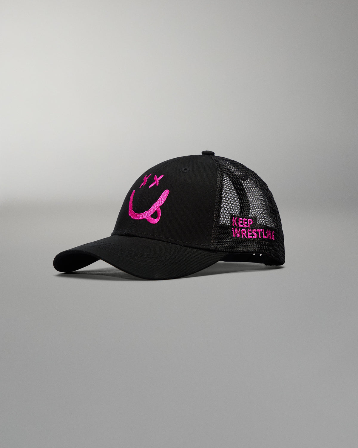 Casquette de camionneur rose RUDIS Happy