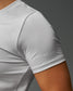 T-shirt col V RUDIS Performance pour femme - Gris lunaire