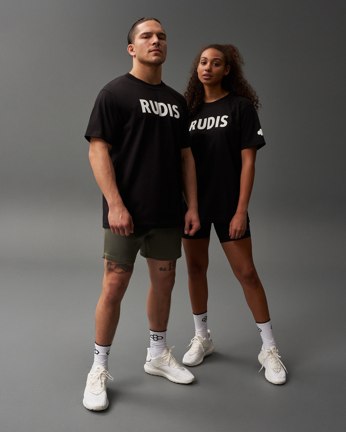 T-shirt épais avec logo RUDIS