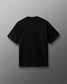 Black t-shirt on a gray background