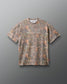 Camouflage-patterned t-shirt with 'RUDIS' branding on a gray background