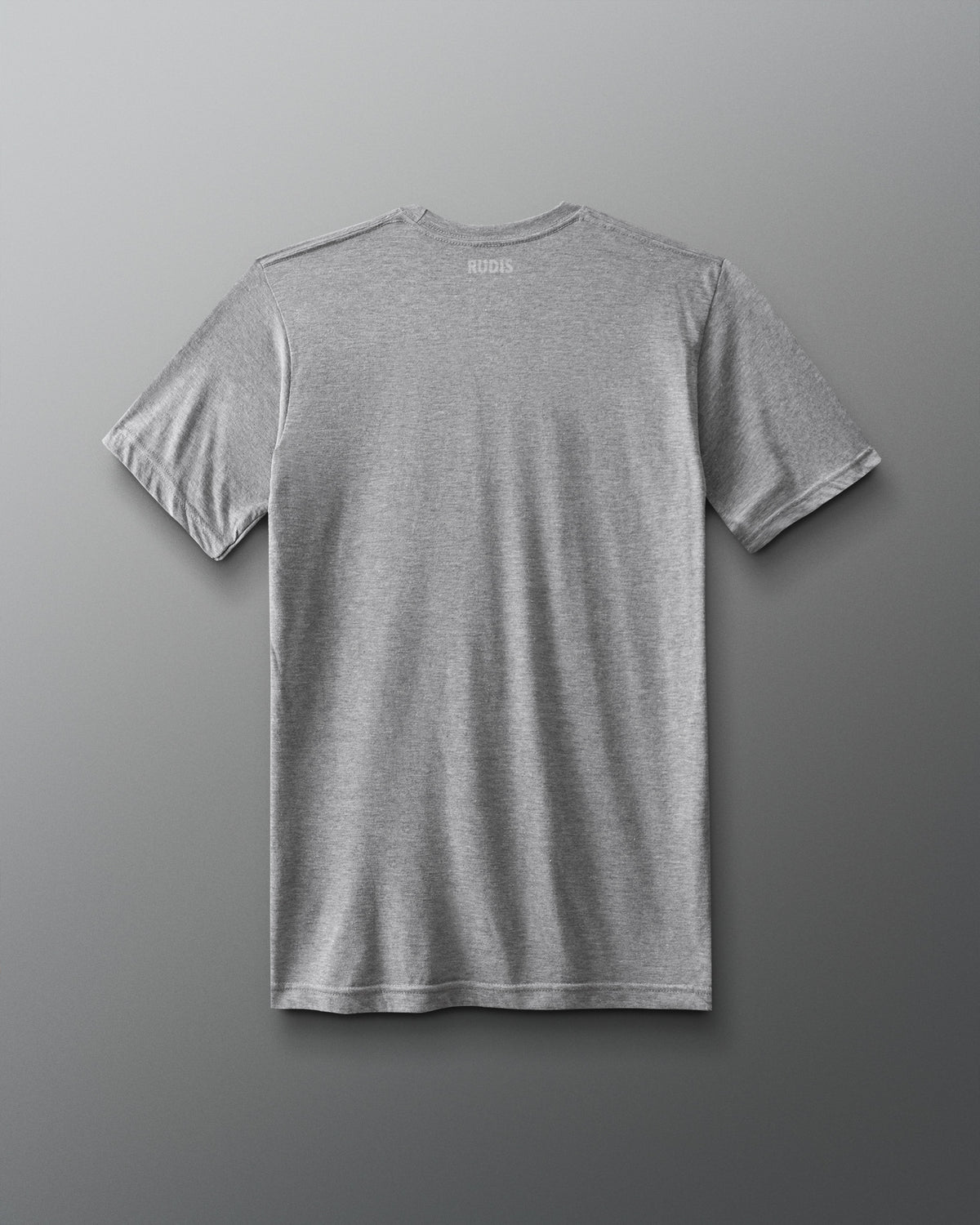 Gray t-shirt on a gray background
