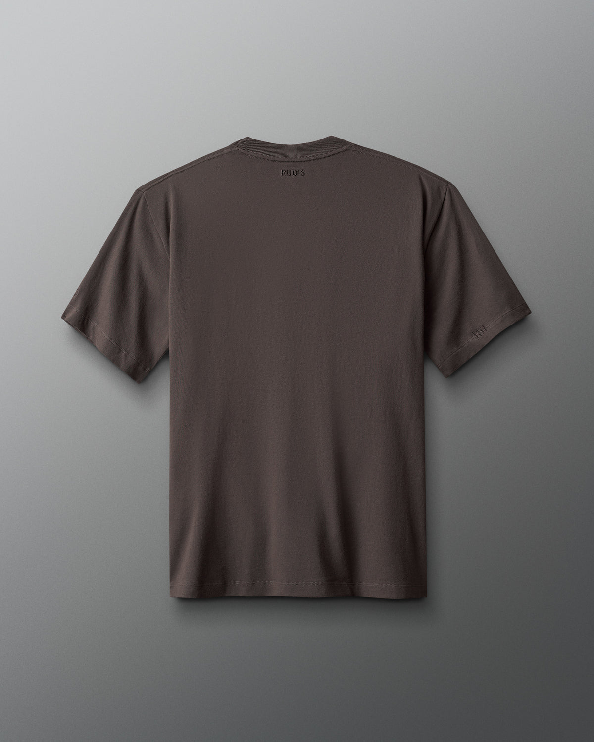 Brown t-shirt on a gray background