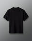 Black t-shirt on a gray background