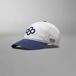 RUDIS Freestyle Unstructured Hat - White/Navy