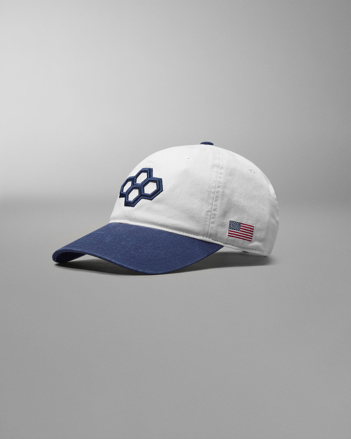 RUDIS Freestyle Unstructured Hat - White/Navy