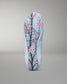wrestling shoe insole with cherry blossom design on a gray background