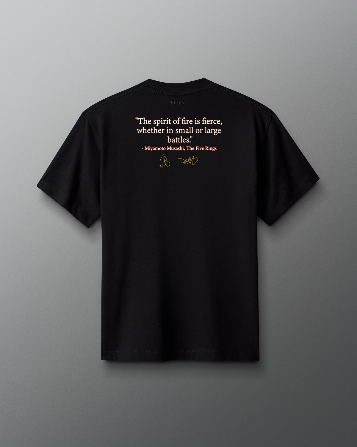 RUDIS Samurai Fire Heavyweight T-Shirt