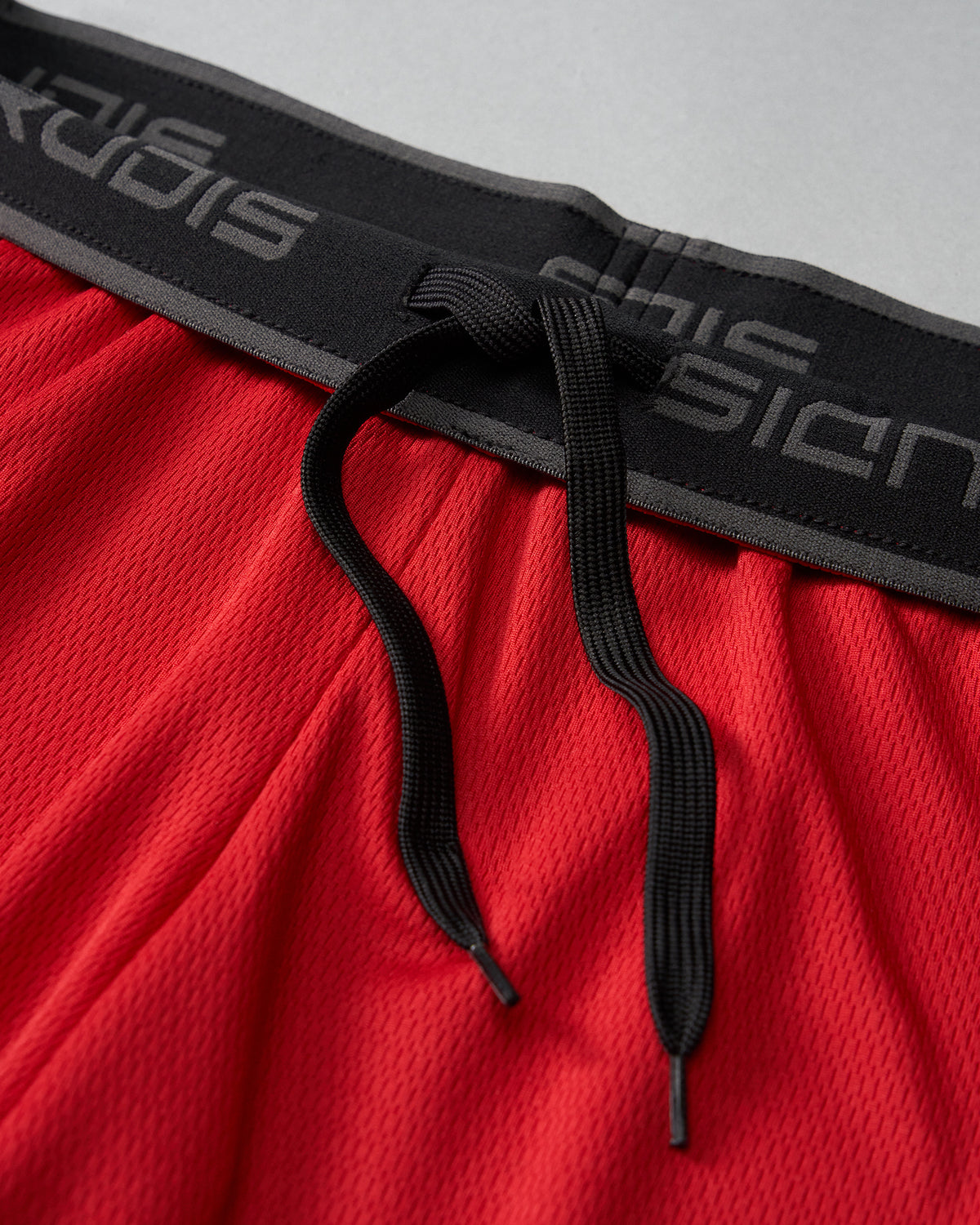 RUDIS 8" Mesh Shorts - Red