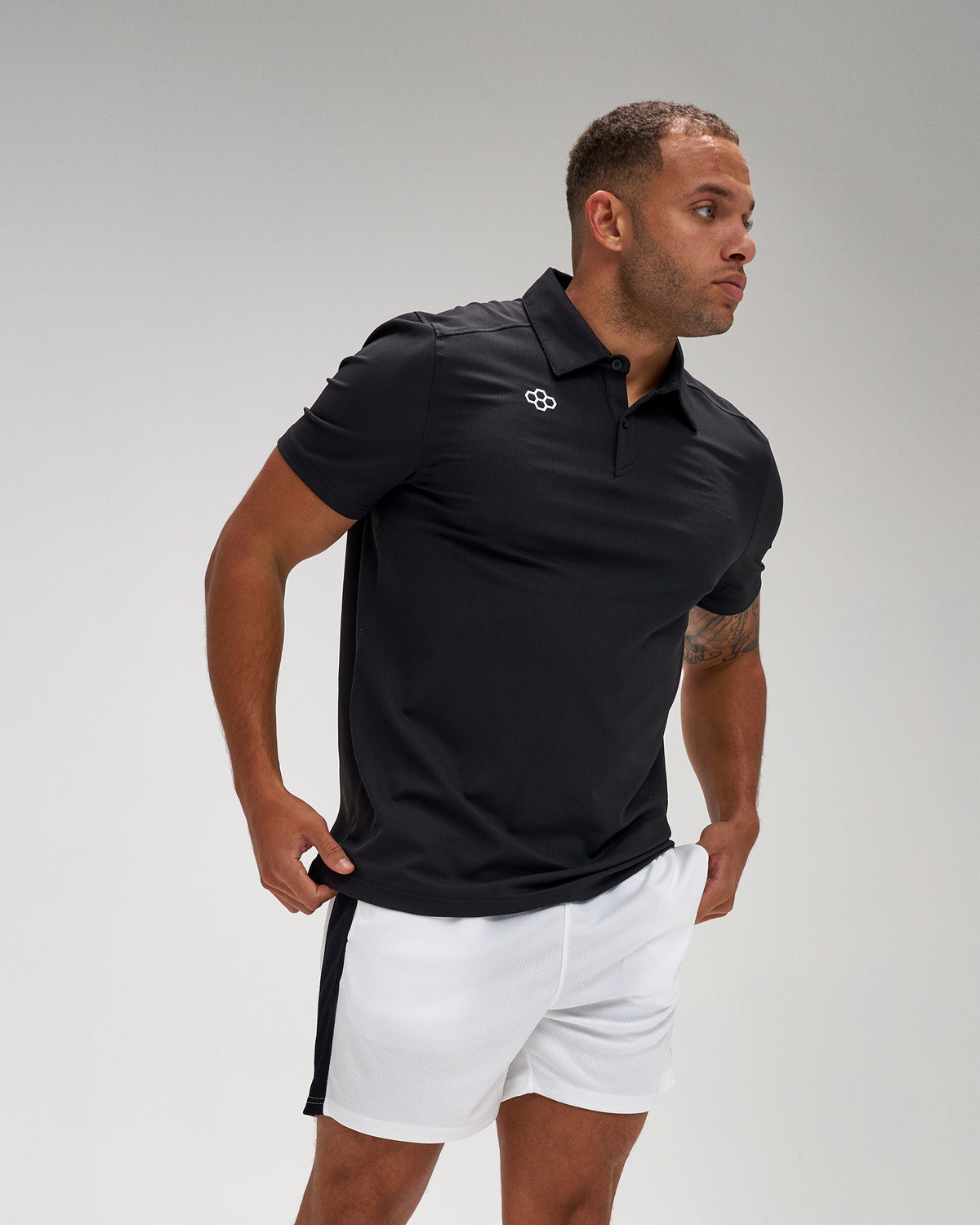 RUDIS Hex Go-To Polo - Black