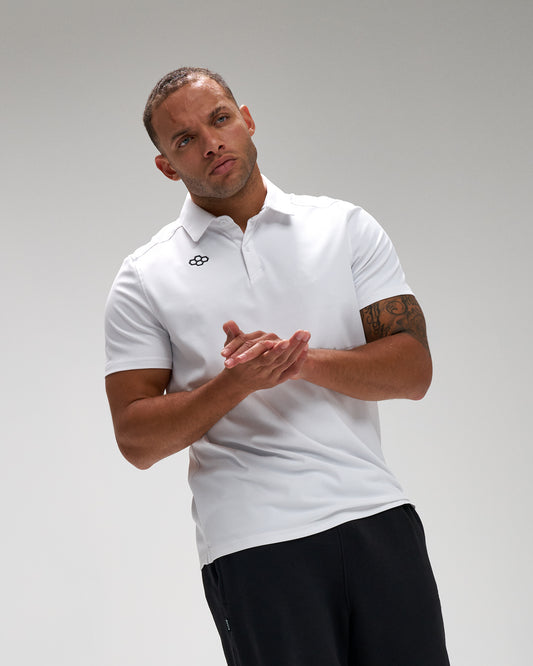 RUDIS Hex Go-To Polo - White