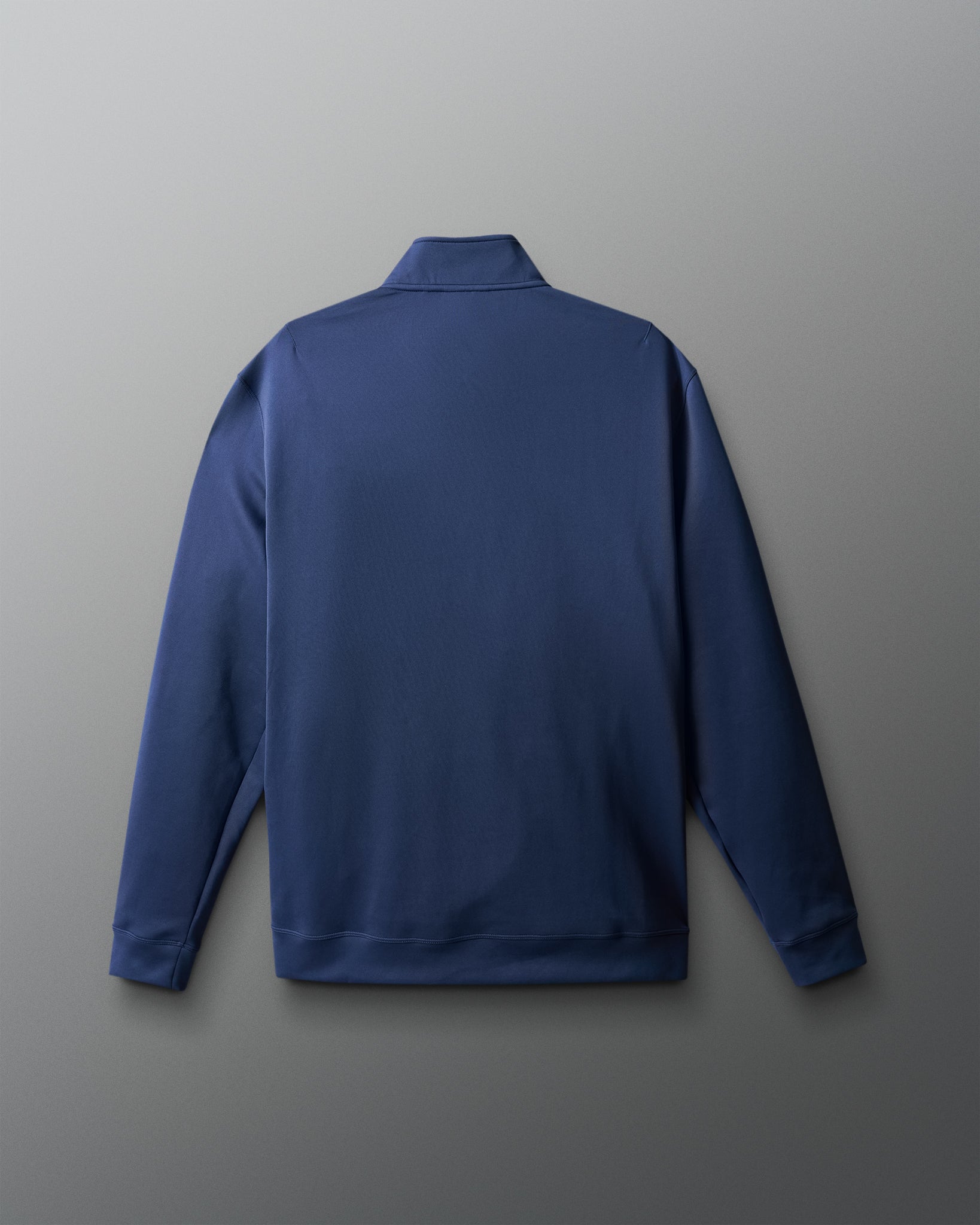 Blue jacket on a gray background