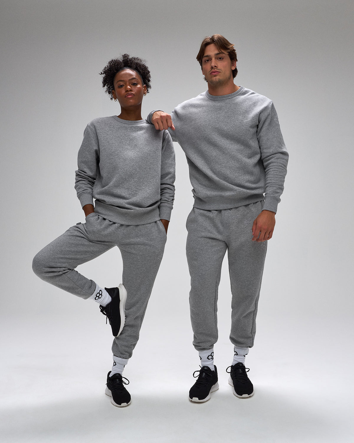 RUDIS Comfort Fleece Sweatpants - Heather Gray