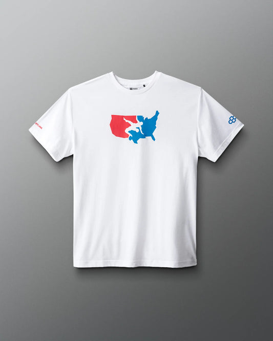 VIK - USA Wrestling Map Elite Super Soft T-Shirt