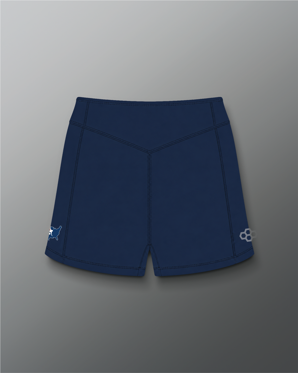 VIK - USA Wrestling Women's Biker Short w/Pocket
