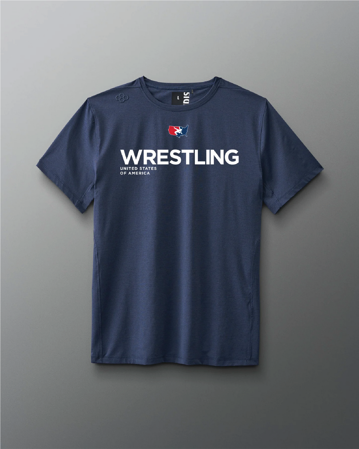 VIK - USAW Wrestling Performance T-Shirt - Navy