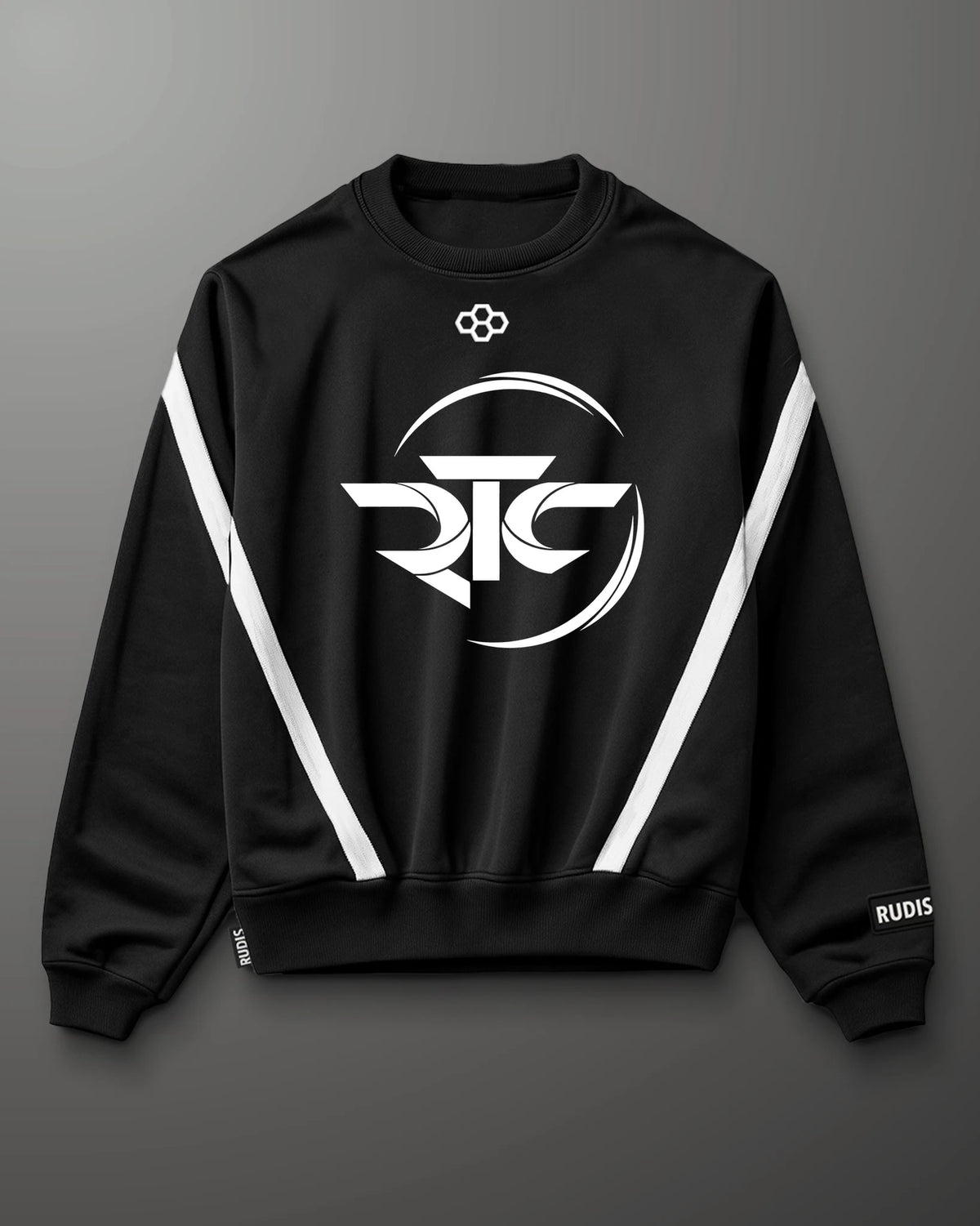 RUDIS Colorblock Crewneck - Blackout