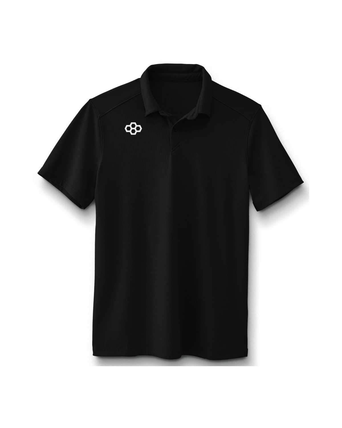 RUDIS Go-To Hex Polo - Black