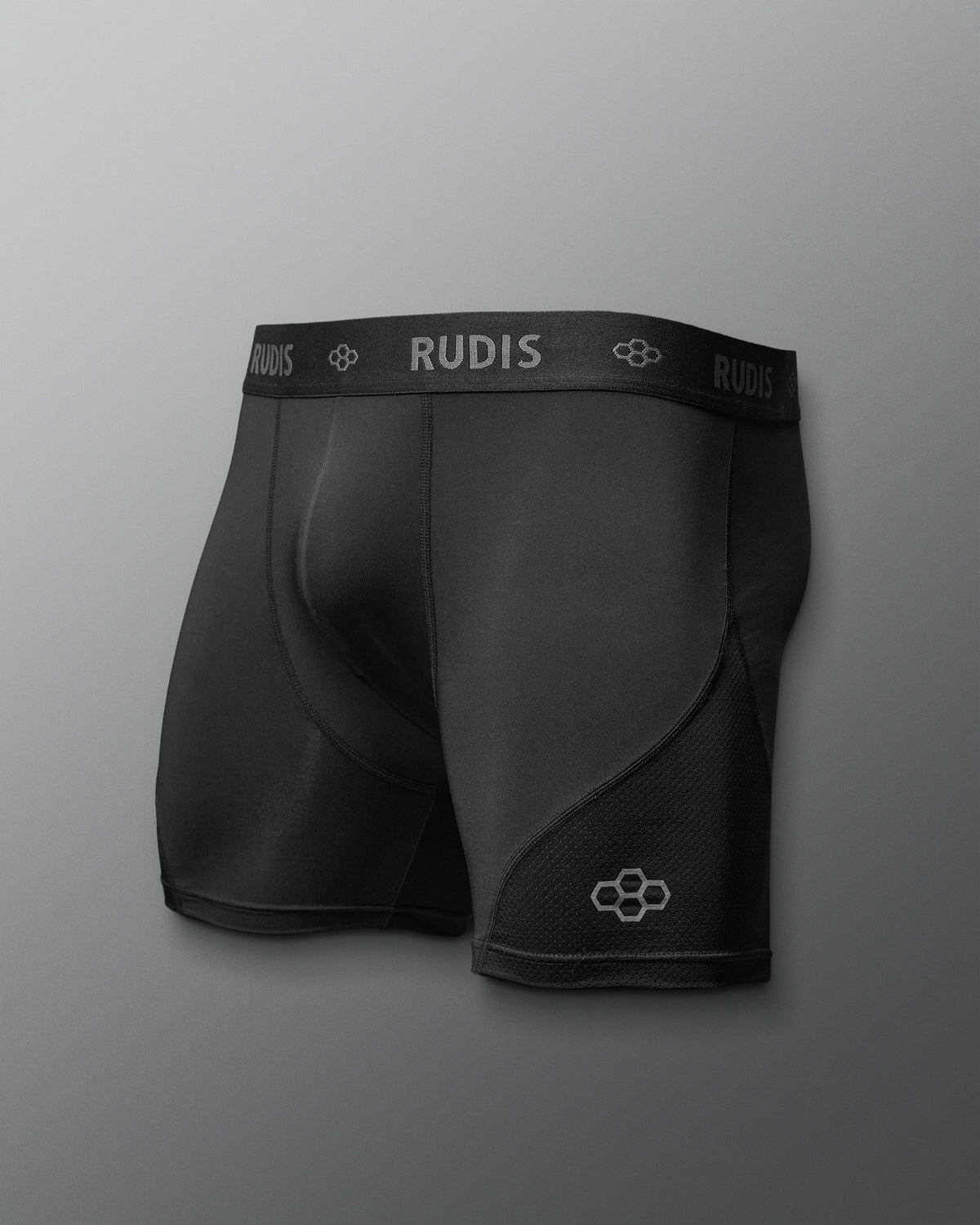 RUDIS Essential Black/Black Adult Boxer Brief