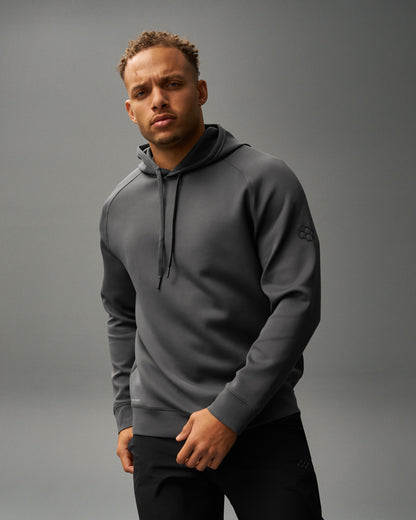 Sweat à capuche RUDIS COOL-FEEL - Carbone