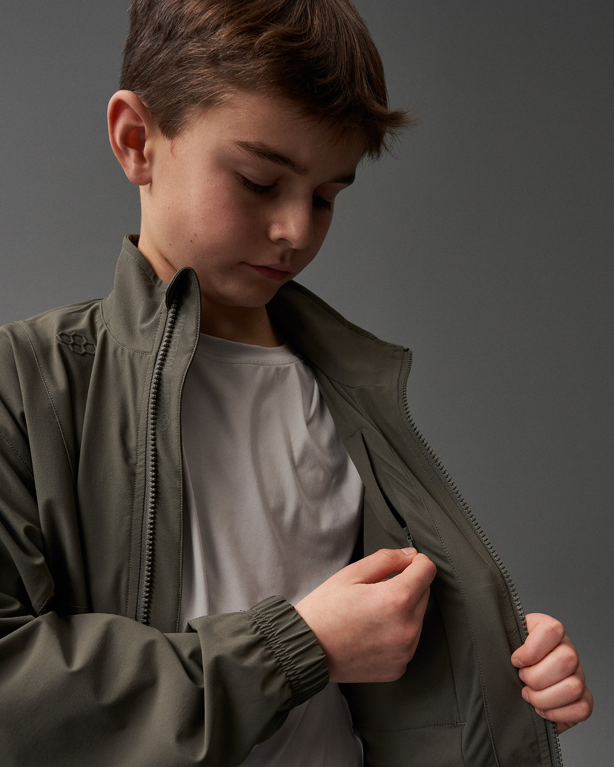 Veste RUDIS Gold Standard pour jeunes - Olive foncé
