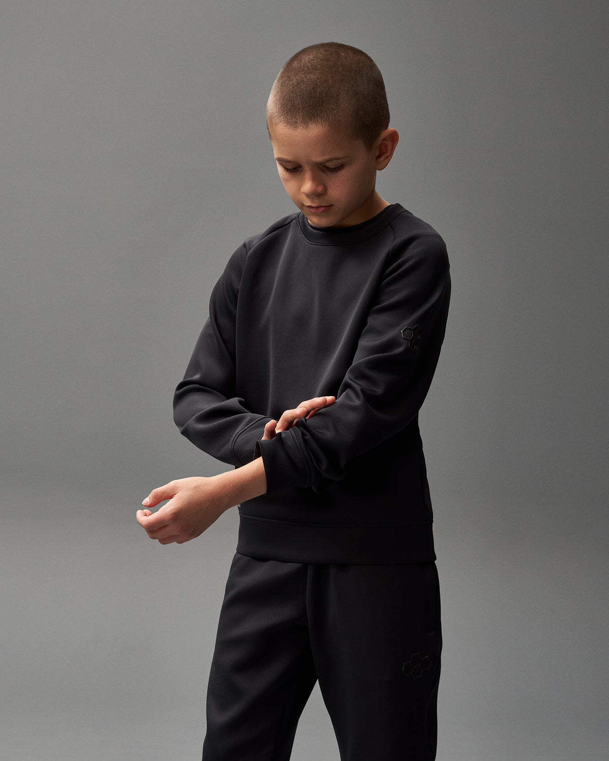 RUDIS Youth COOL-FEEL Crewneck - Black