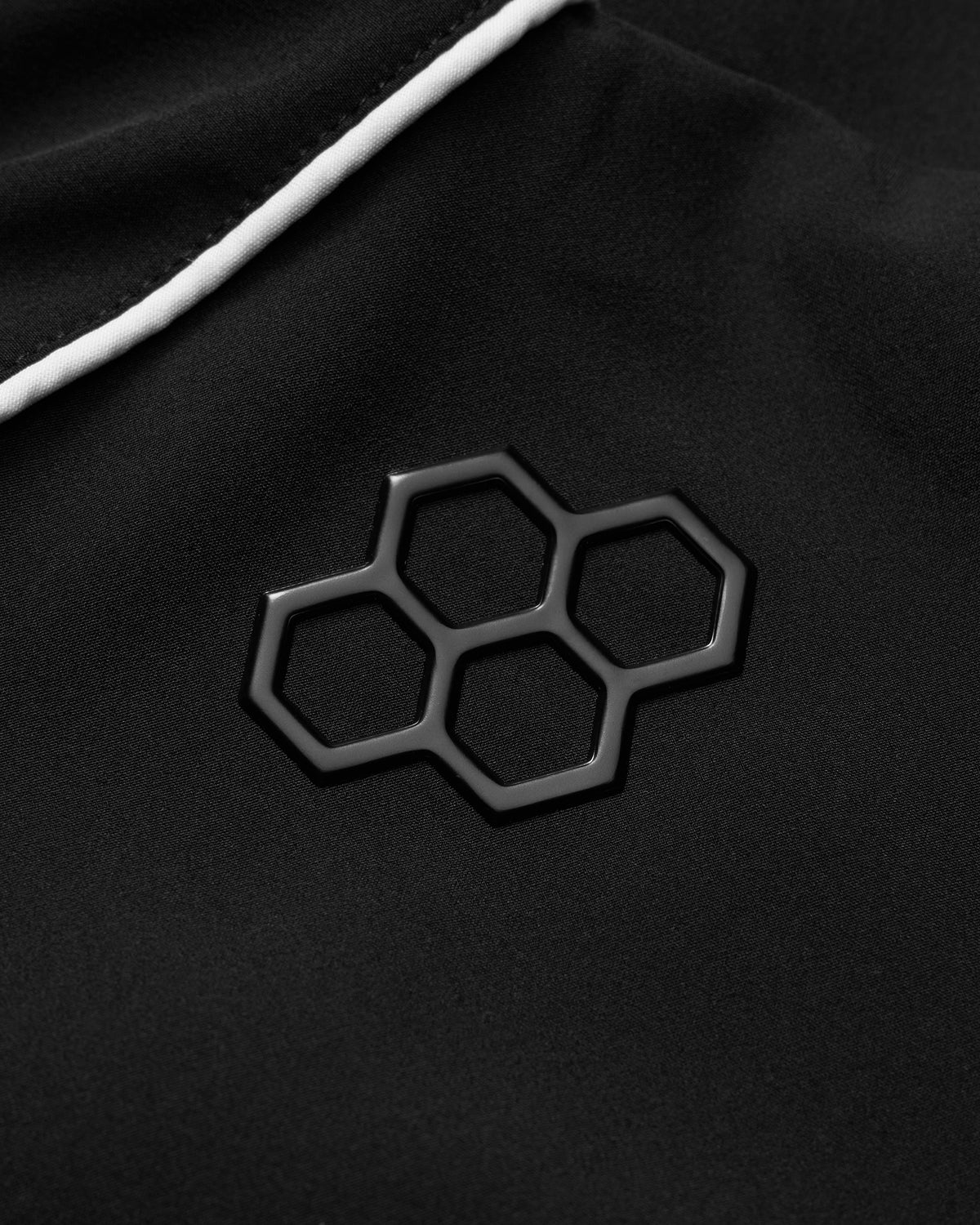 RUDIS Piped 1/4 Zip Windbreaker - Black