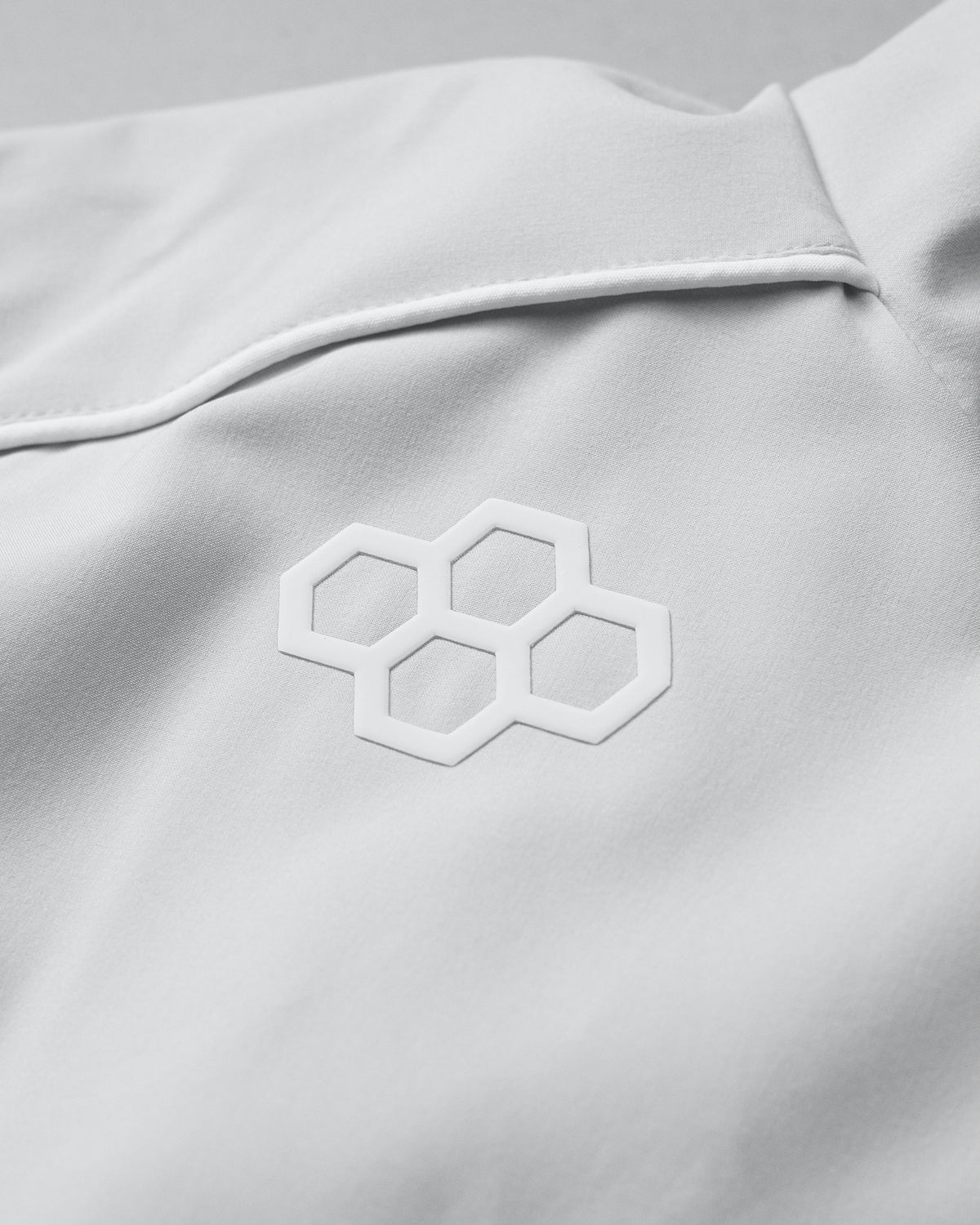 RUDIS Piped 1/4 Zip Windbreaker - Lunar Gray