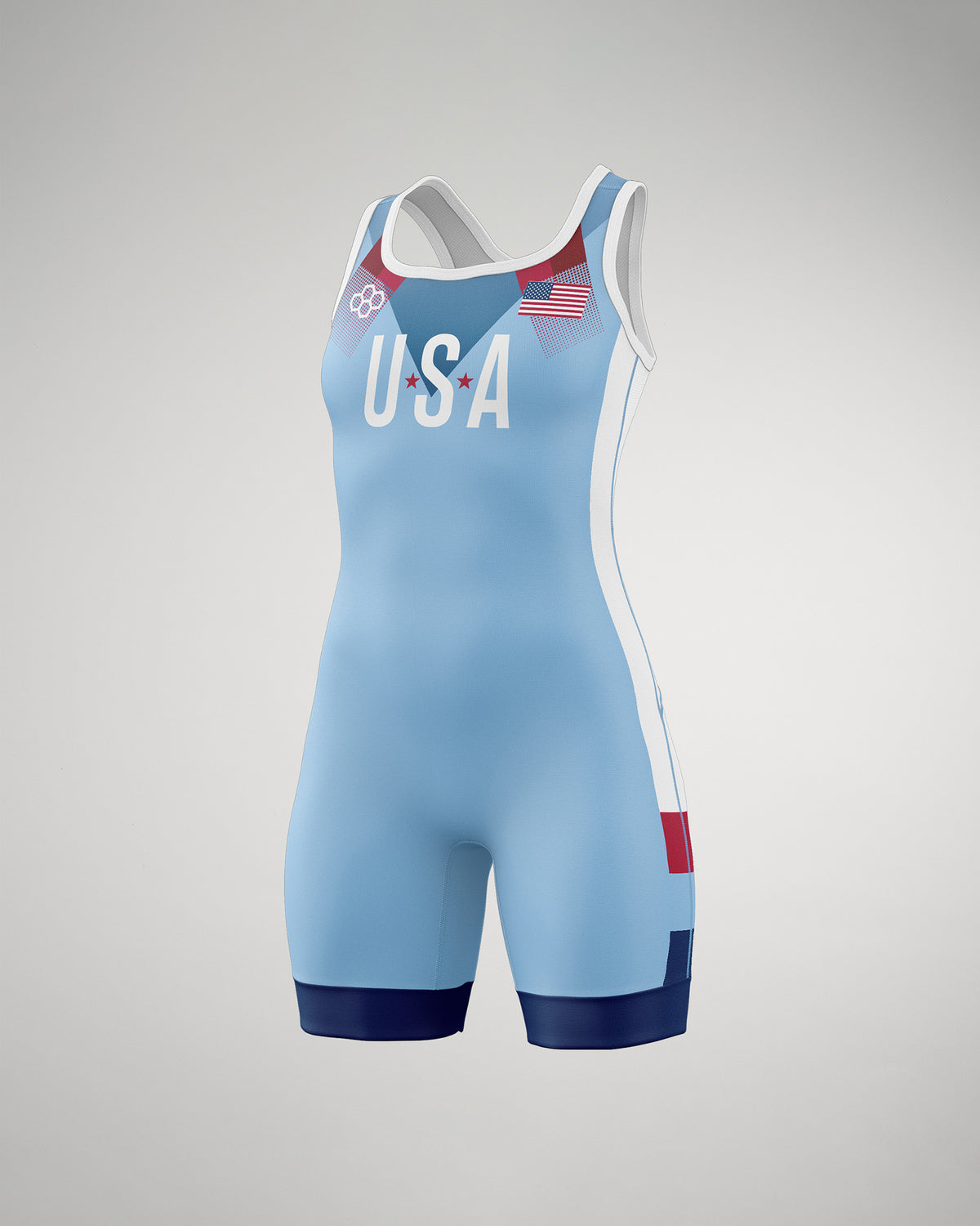 USA Pride Girl's Elite Singlet