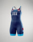 USA Pride Girl's Elite Singlet