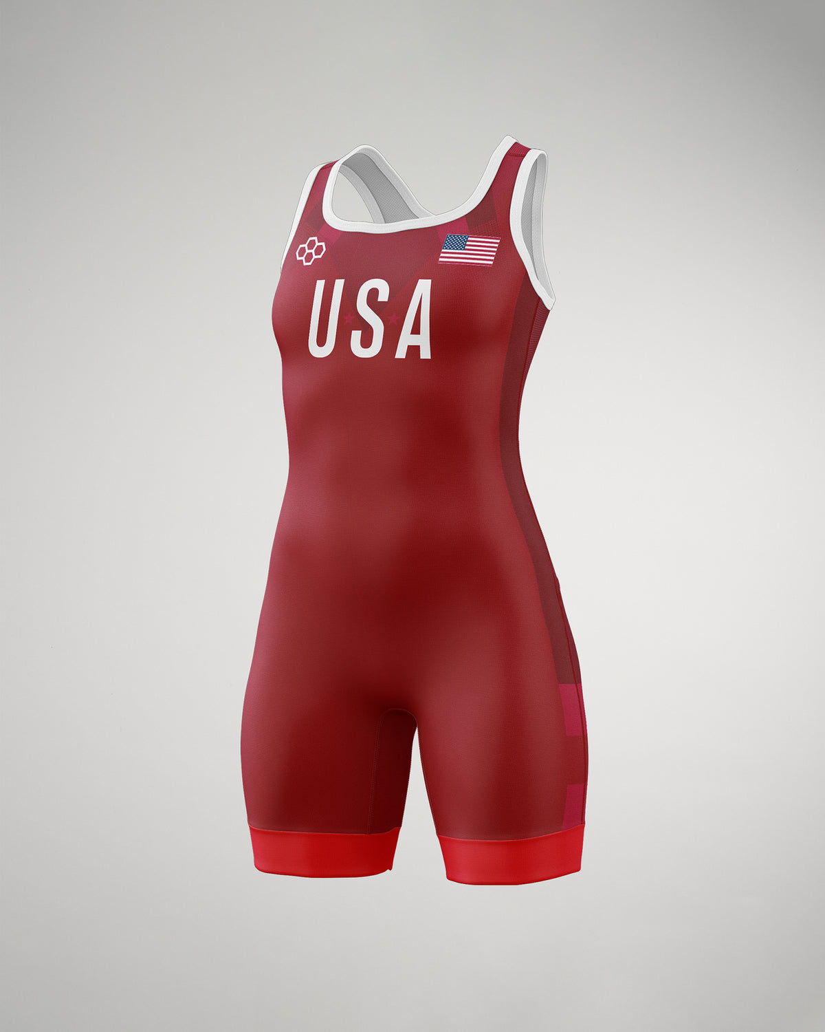 USA Pride Girl's Elite Singlet