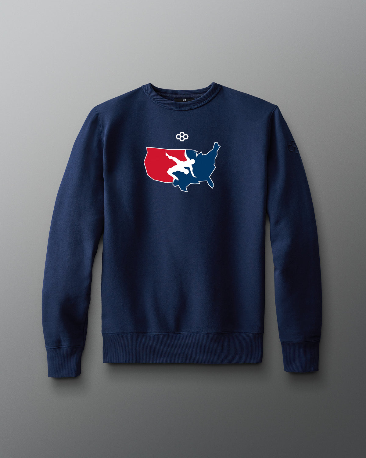 USA Wrestling Logo Comfort Fleece Crewneck