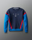 USA Wrestling Map 280 Tech Fleece Colorblock Crewneck