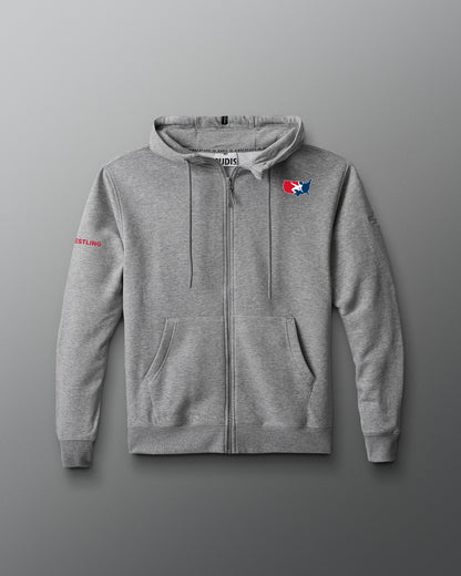 USA Wrestling Logo Comfort Fleece Full Zip