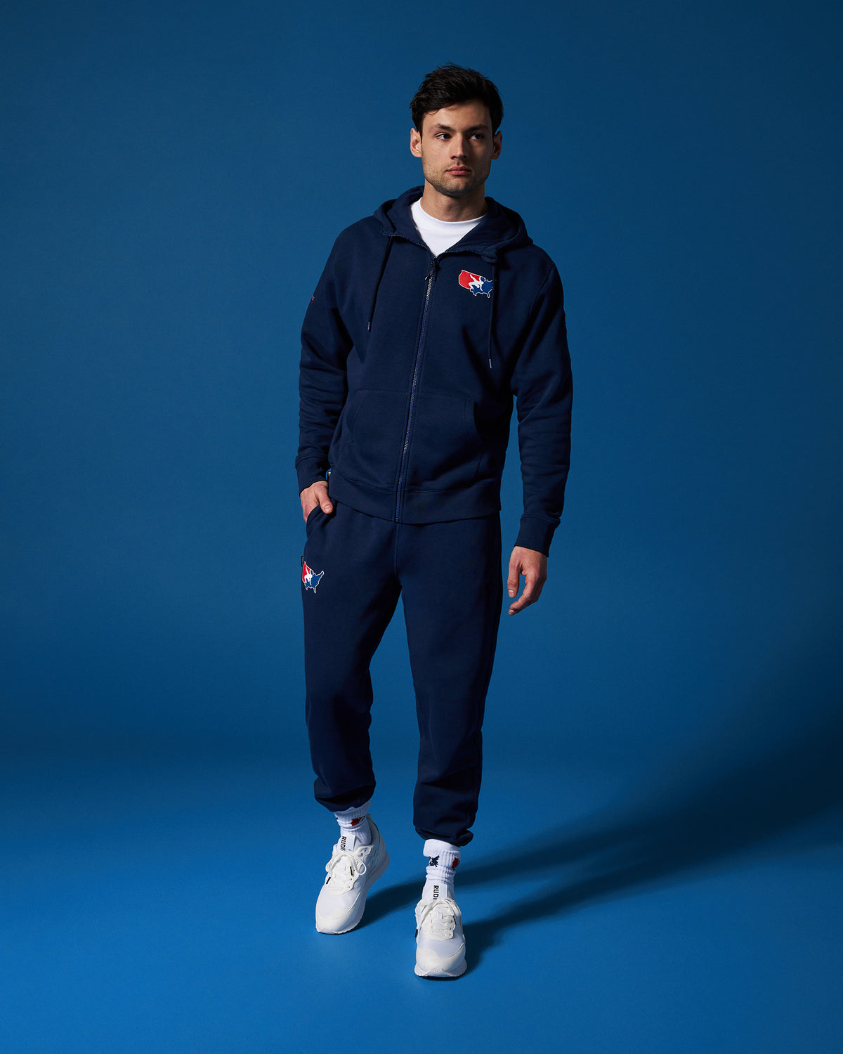 USA Wrestling Logo Comfort Fleece Full Zip