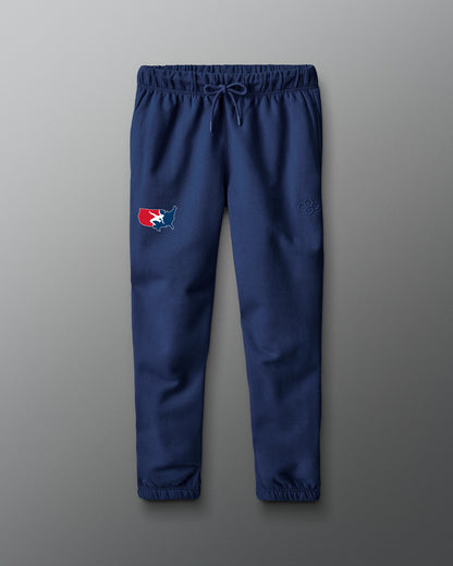 Pantalon de survêtement en polaire confortable avec logo USAW