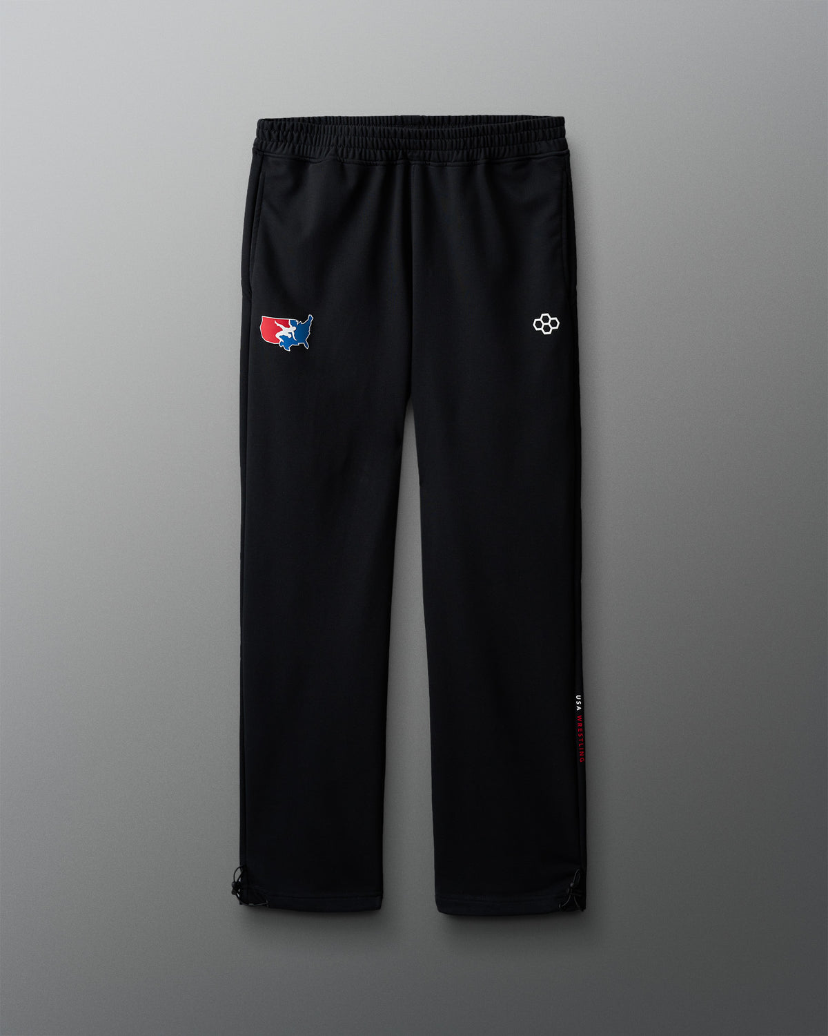 USA Wrestling Map Open Hem Luxe Terry Sweatpants