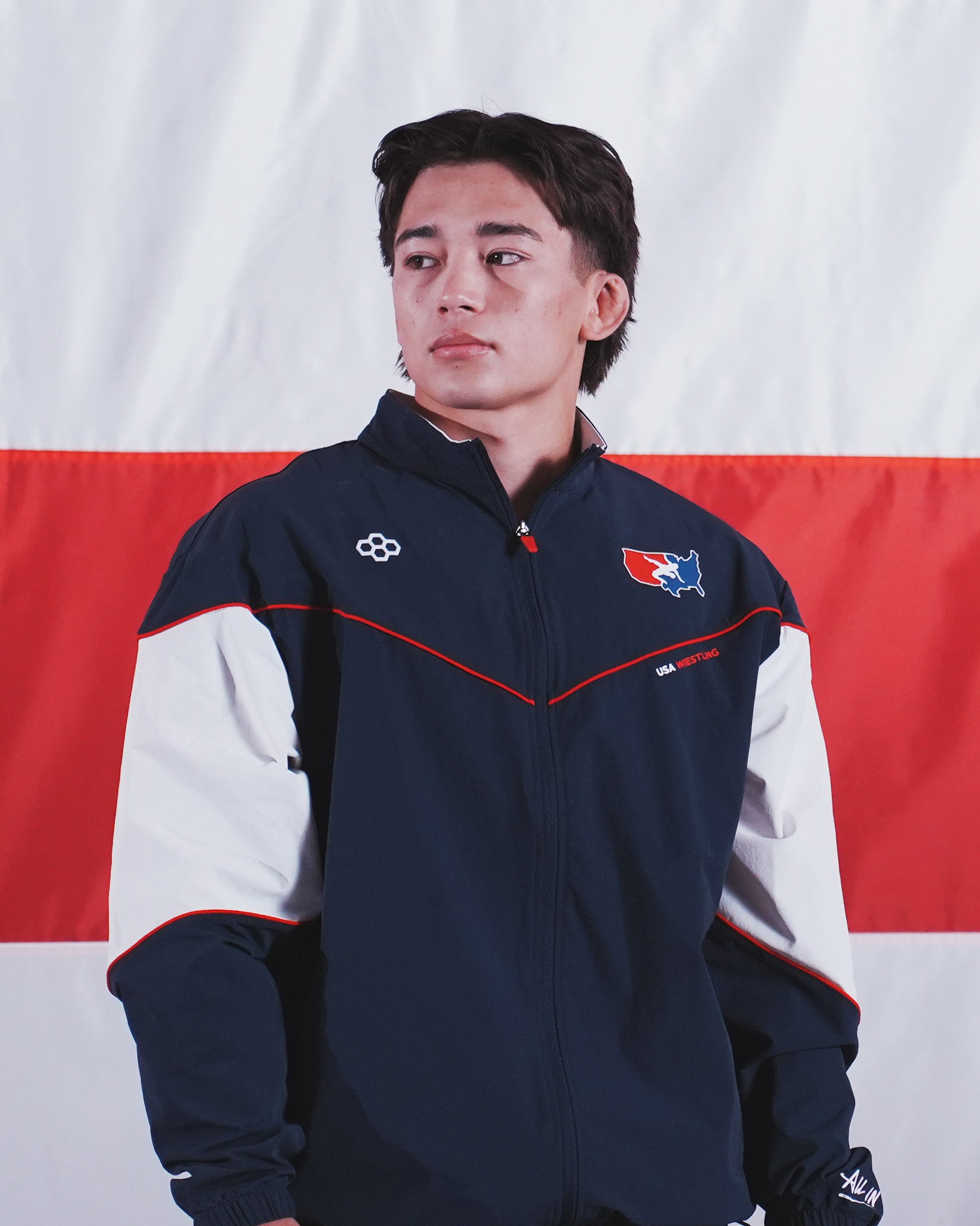 Veste zippée USA Wrestling Movement Podium