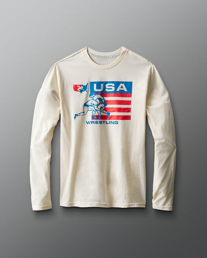 USA Wrestling Vintage Elite Super Soft Long Sleeve