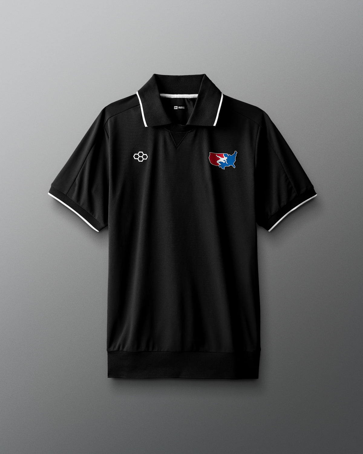 USA Wrestling Map Chronicle Elite Polo