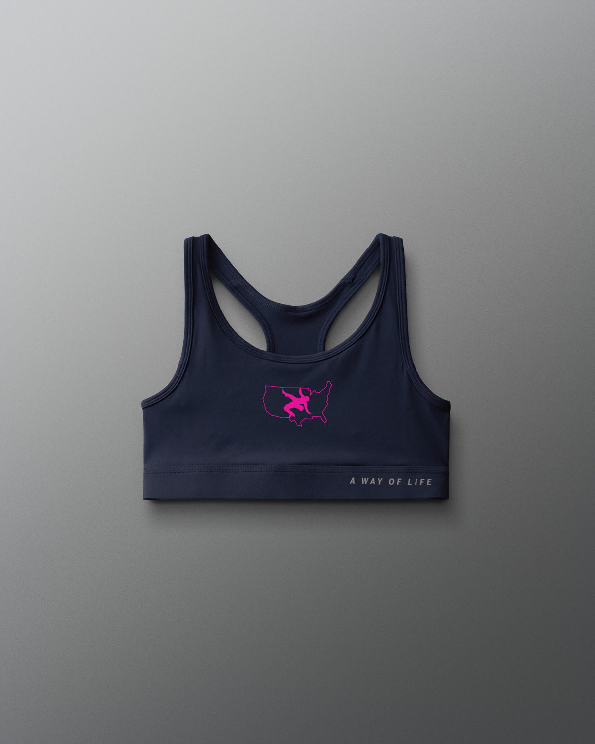 USA Wrestling Logo Women's Aerlux Sports Bra