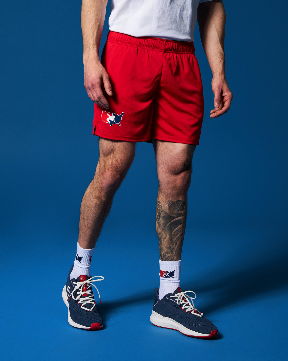 USA Wrestling Logo 6" 2.0 Mesh Shorts